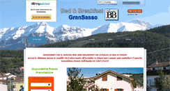 Desktop Screenshot of bb-gransasso.it